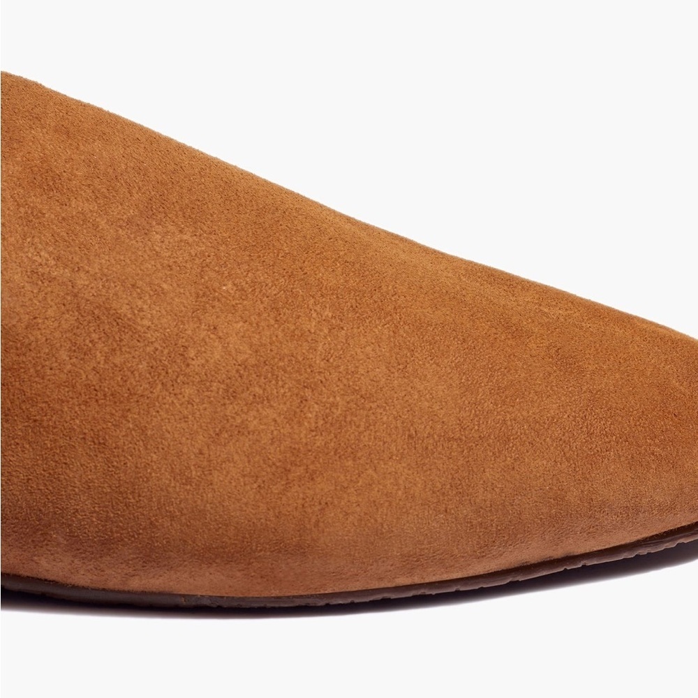 New TKEES Ines Shearling Slide On Mule Sandal Fur Size 7 Flat Loafers - Picture 3 of 14